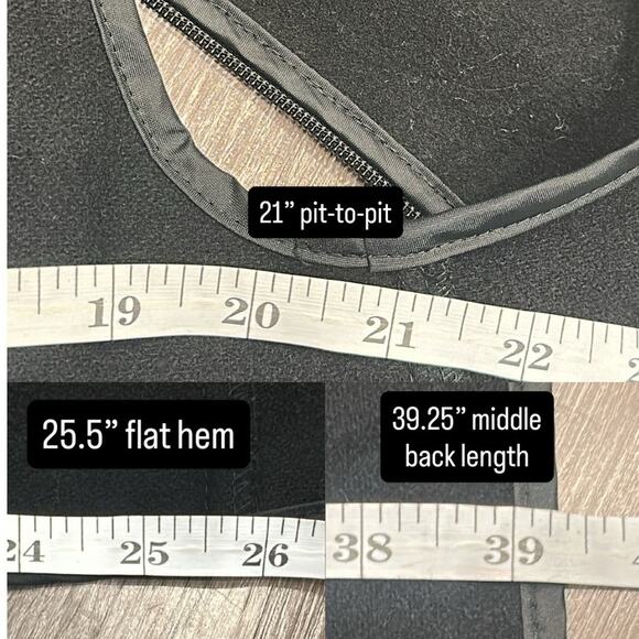 VTG Burberrys' of London Wool & Camel Hair Black Trench Liner Heritage Preppy - Picture 10 of 10